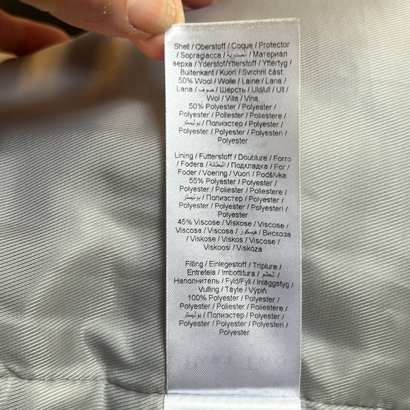 Part Two Three Button Grey / White Jacket Size 40 - Picture 9 of 16